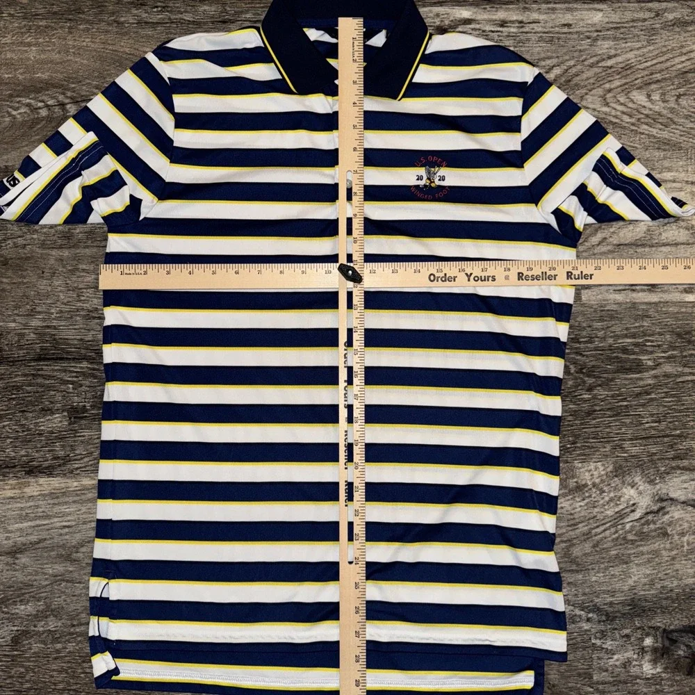 Polo Ralph Lauren U.S Open Winged Foot Medium Multicolor Striped Golf Big Pony‎